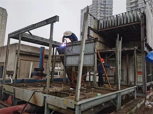 冷卻塔框架(冷卻塔框架振動(dòng)大是什么原因)